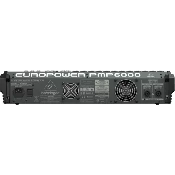 Behringer PMP6000 20-kanaliline võimendiga segaja kahekordse FX-efektiga ja 1200 W sildühendusega, must