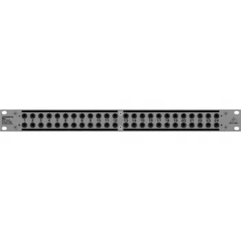Behringer PX3000 48-punktiline 1/4 tolline TRS patch-paneel, 1U rackmount, 3-režiimiline lülitus
