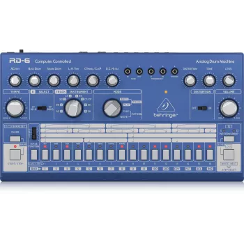 Behringer RD-6-BU Analoog-rütmi- ja trummimasin, Sinine