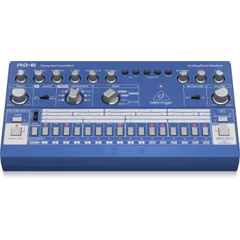 Behringer RD-6-BU Analoog-rütmi- ja trummimasin, Sinine