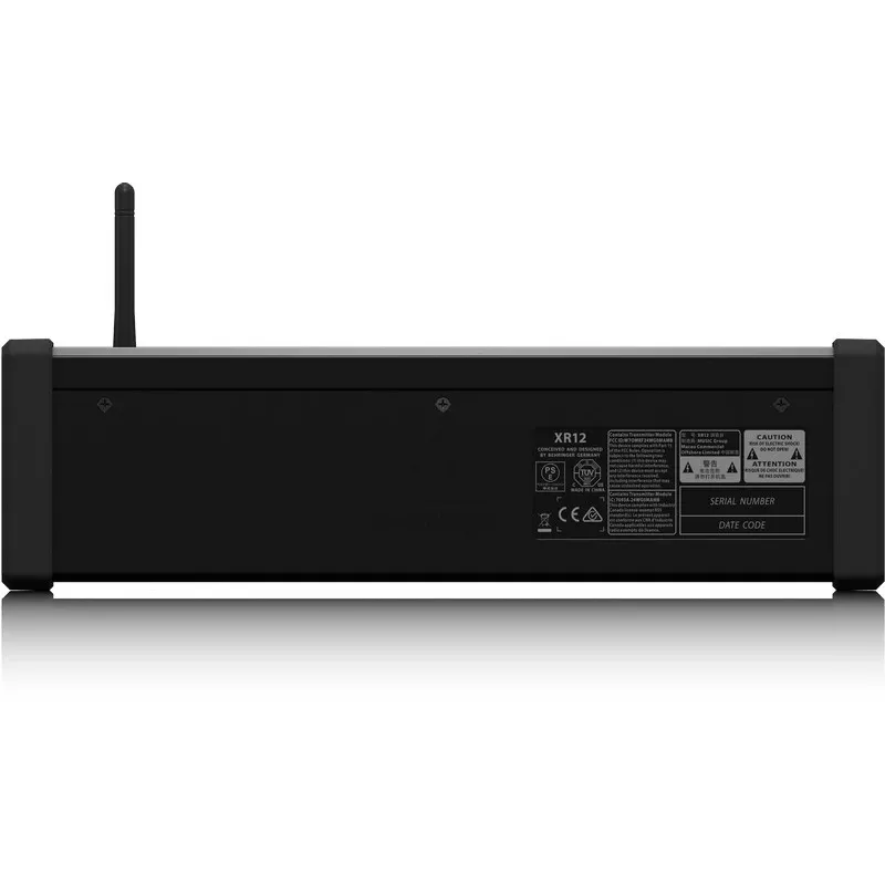 Behringer XR12 Audio Mixer 12 kanalit Must