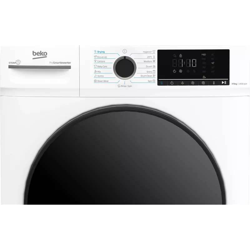 BEKO BMM5DFO5741W Pesumasin-kuivati, 7 kg pesu / 5 kg kuivatus, 1400 p/min, energiaklass D, valge