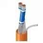 Belden OSDP RS485 andmejuhe, 1 paar, 24 AWG keerdunud tinatatud vask, üldine Beldfoil-ekraan, PVC-ümbris, hall