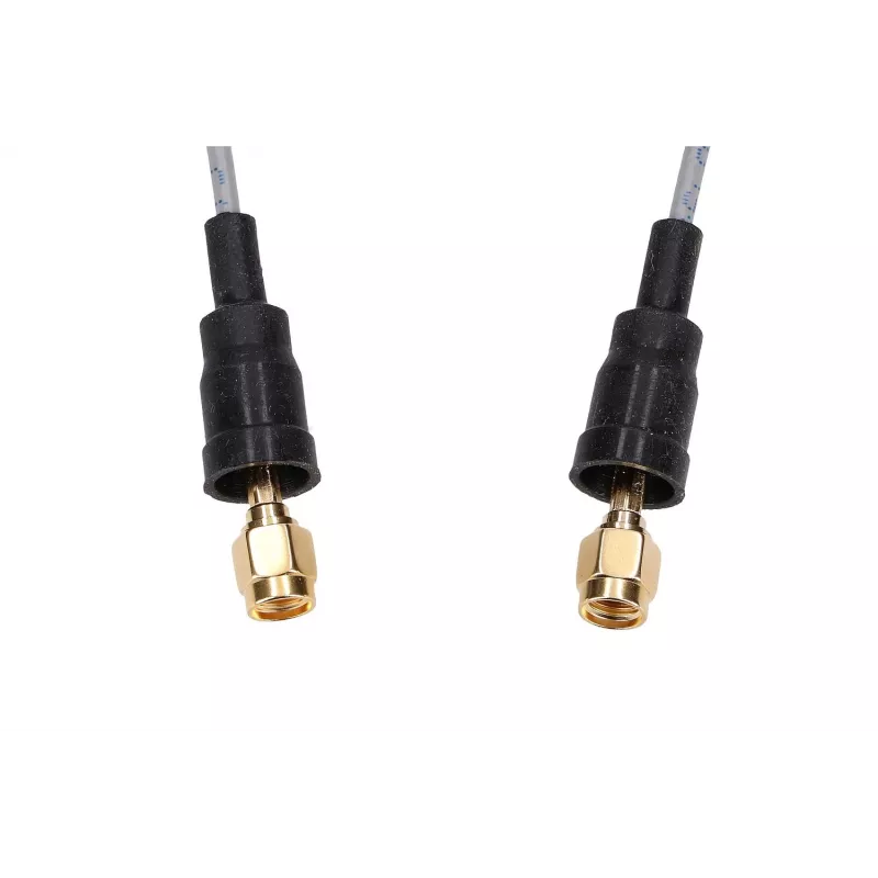 Belden RP-SMA/RP-SMA 50cm RF100LL koaksiaalne patsikaabel, 50 oomi, must