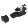 Belden RVAFPUBK-B24 REVConnect 10GX UTP välitermineeritav RJ45 pistik, kategooria 6A, must