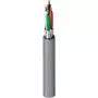 Belden Security & Sound, #22-4c BC, varjestatud mitmesooneline kaabel, 4 juhti, 22 AWG, paljas vask, CMR, 300V, hall PVC mantel