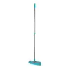 Beldray LA00000011UFEU7 Anti-Bac Dual Action Rubber Head Broom with Telescopic Handle, Grey/Black