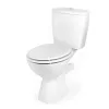 Beldray LA00000073WHTEU7 Puidust WC-iste - pehme sulgumine, valge, ovaalne
