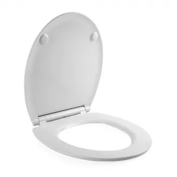 Beldray LA00000201WPEU7 Anti-bac Ultra-Slim Toilet Seat, White