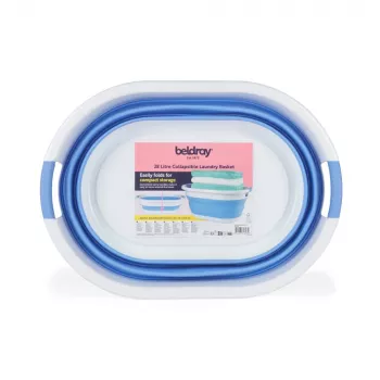Beldray LA034816CRNFPEU7 Kokkupandav Pesukorv 28L Hall