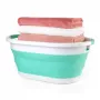 Beldray LA034816MNTFPEU7 Kokkupandav pesukorv 28L Valge/Mint