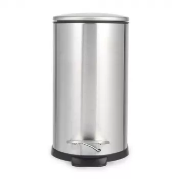 Beldray LA036683SSPEU7 Slimline D-kujuline pedaalprügikast, 5 liitrit, hõbedane
