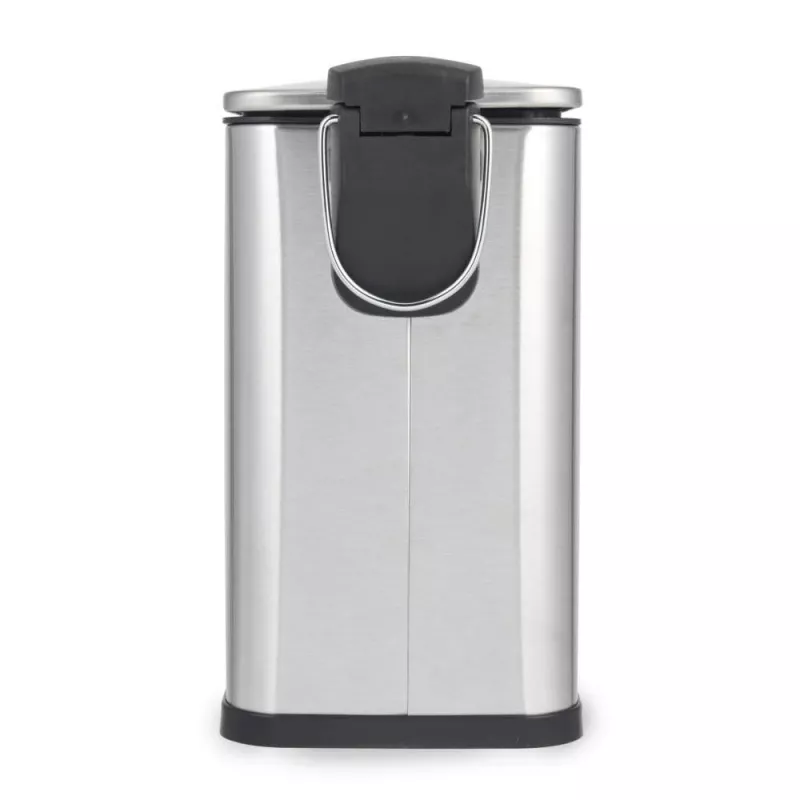 Beldray LA036683SSPEU7 Slimline D-kujuline pedaalprügikast, 5 liitrit, hõbedane