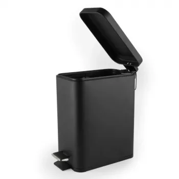 Beldray LA041173BLKPEU7 Slimline Pedal Bin 5 Litre, Black