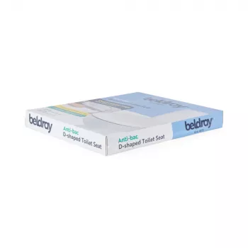Beldray LA072771PEU7 Anti-bac D-kujuline tualetiiste, valge