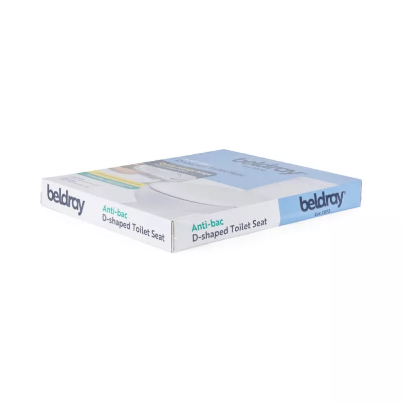 Beldray LA072771PEU7 Anti-bac D-kujuline tualetiiste, valge
