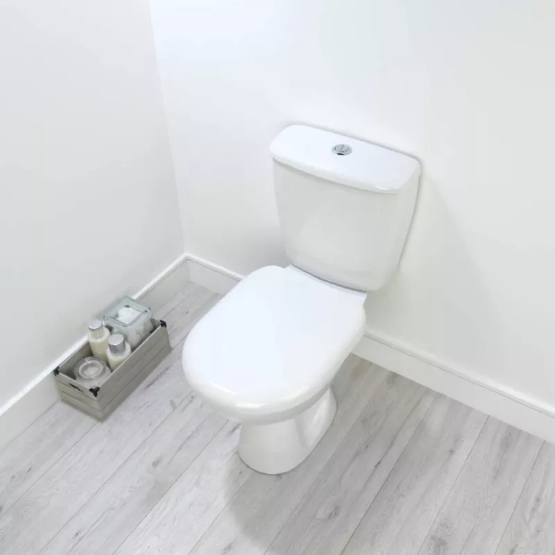 Beldray LA072771PEU7 Anti-bac D-kujuline tualetiiste, valge
