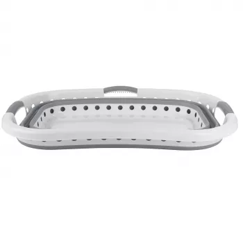 Beldray LA072979PGRYFEU7 Kokkupandav Hip Hugger Pesukorv - Hall, 38 liitrit