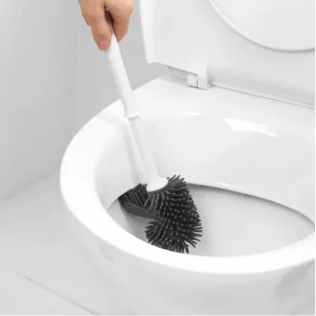 Beldray LA084538PUFFEU7X Antibac Silikoonist WC-hari hoidikuga, lilla