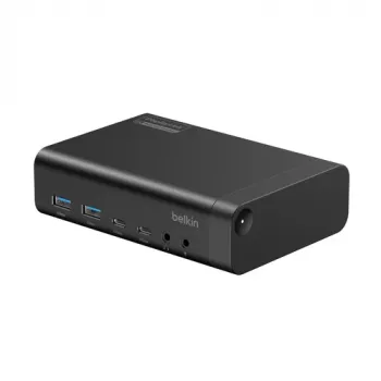 Belkin CONNECT 14-in-1 140W kahe ekraaniga dokk must
