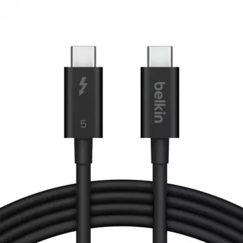 Belkin Connect Thunderbolt 5 passiivkaabel 1m 80Gbps 240W must INZ005HQ1MBK
