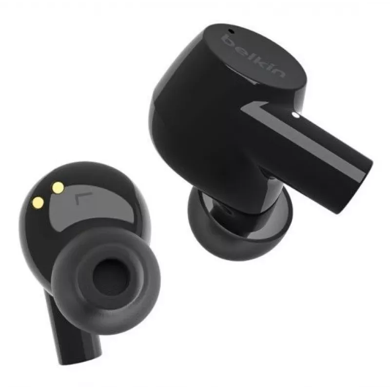 Belkin SoundForm Rise True Wireless Earbuds with Microphone, Bluetooth 5.2, IPX5, Black