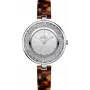 BELLEVUE D71 naiste kvartskell, analoog, 33 mm roostevabast terasest korpus, valge sihverplaat, must nahkrihm