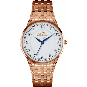 BELLEVUE Woman A49 Kvarts Analoogkell 30mm Roostevaba Teras Hõbedane