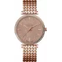 BELLEVUE Woman E64 32mm Quartz Analog Watch Silver Stainless Steel Mesh