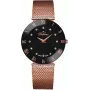BELLEVUE Woman F101 33mm Quartz Analog Watch Silver Stainless Steel Mesh