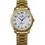 BELLEVUE Woman F12 30mm Quartz Watch Silver Dial Black Leather