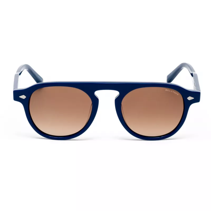 BELSTAFF LARSSON-AZUL Unisex Päikeseprillid Sinine Raam Hall Lääts 49/21/145 mm UV400