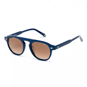 BELSTAFF LARSSON-AZUL Unisex Päikeseprillid Sinine Raam Hall Lääts 49/21/145 mm UV400