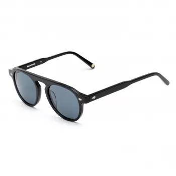 BELSTAFF LARSSON-NEGRO Unisex Päikeseprillid 49/21/145 mm Must Raam Hallid Läätsed UV400