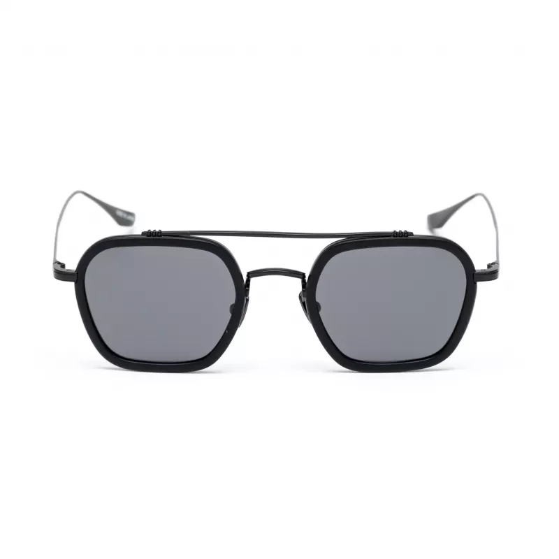 BELSTAFF MERRICKNEGROW Unisex Päikeseprillid - Must raam, suitsuhall lääts, 47/23/143 mm