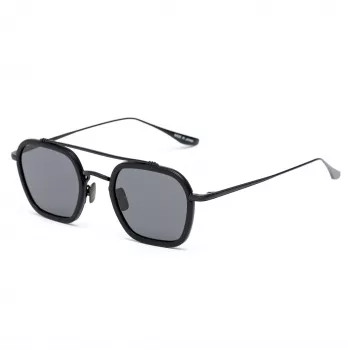 BELSTAFF MERRICKNEGROW Unisex Päikeseprillid - Must raam, suitsuhall lääts, 47/23/143 mm