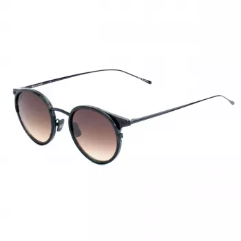 Belstaff Parkgate-S123 Unisex Päikeseprillid - Must Raam, Hall Lääts, 48/21/145 mm