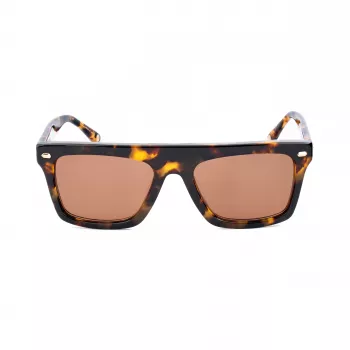 Belstaff Randford S153 Unisex Päikeseprillid - Must atsetaatraam, Hallid polükarbonaat läätsed, 52 mm