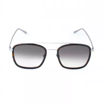 Belstaff RYERCLEARS08 Meeste ruudukujulised atsetaatpäikeseprillid, läbipaistev raam, läbipaistev lääts, 54/21/145 mm