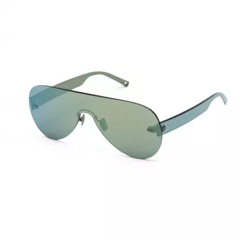 BELSTAFF SPEEDMASTERPE Unisex Pilot Päikeseprillid - Must Raam Hallid Läätsed 141/00/145 mm