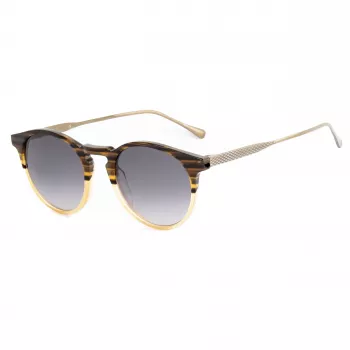 BELSTAFF Unisex Brooklands032 Päikeseprillid - Must raam, hallid läätsed 48/23/148 mm