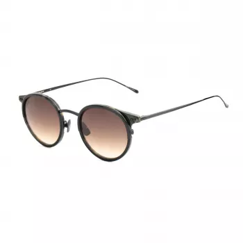 BELSTAFF Unisex Parkgate-S120 Päikeseprillid - Must atsetaatraam, hallid polükarbonaat läätsed, UV400 kaitse, 48/21/145 mm