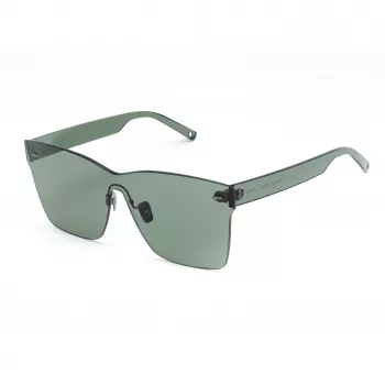 BELSTAFF Naiste Luminor-Verde Päikeseprillid - Ruudukujuline atsetaatraam, hall-rohelised läätsed, UV400 kaitse, 54 mm läätse laius