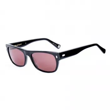 BELSTAFF Naiste Hudson S181 Päikeseprillid - Must atsetaatraam, hall CR-39 lääts, 54/17/145 mm