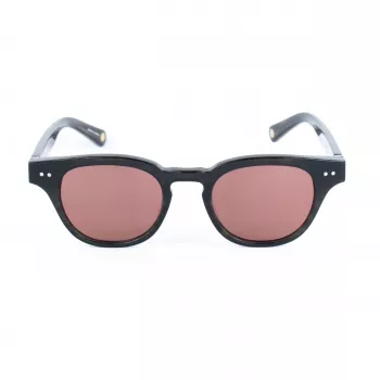 Belstaff Women's Marshall Sunglasses MARSHALL-S063 (47/21/148 mm) - Must atsetaatraam, suitsuläätsed