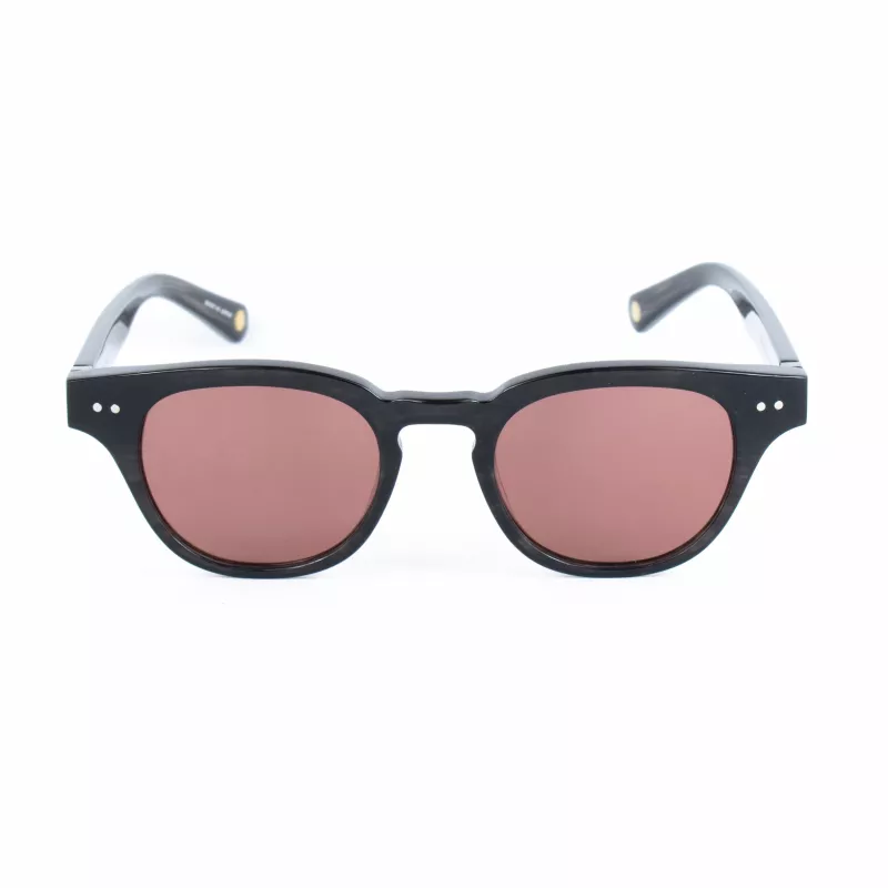 Belstaff Women's Marshall Sunglasses MARSHALL-S063 (47/21/148 mm) - Must atsetaatraam, suitsuläätsed