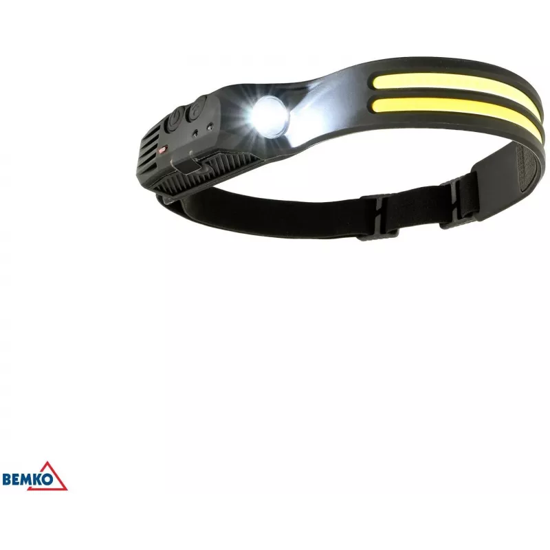 BEMKO C49-LTC01 laetav LED-pealamp, 1200mAh, 100 luumenit, IPX4, 80m valgusvihk