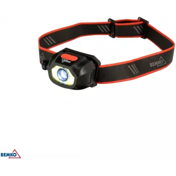 BEMKO C49-LTC02 Multifunktsionaalne laetav LED-pealamp, 200lm, 6500K, 1200mAh, IP44