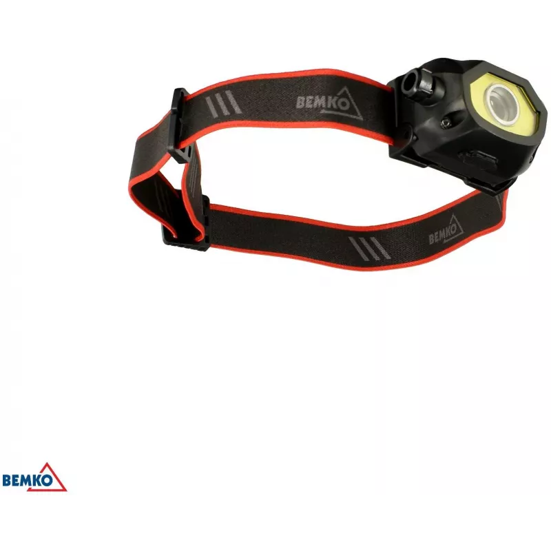 BEMKO C49-LTC02 Multifunktsionaalne laetav LED-pealamp, 200lm, 6500K, 1200mAh, IP44
