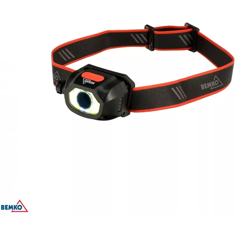 BEMKO C49-LTC02 Multifunktsionaalne laetav LED-pealamp, 200lm, 6500K, 1200mAh, IP44